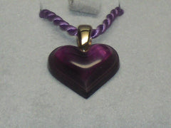 Lalique Small Heart Pendant